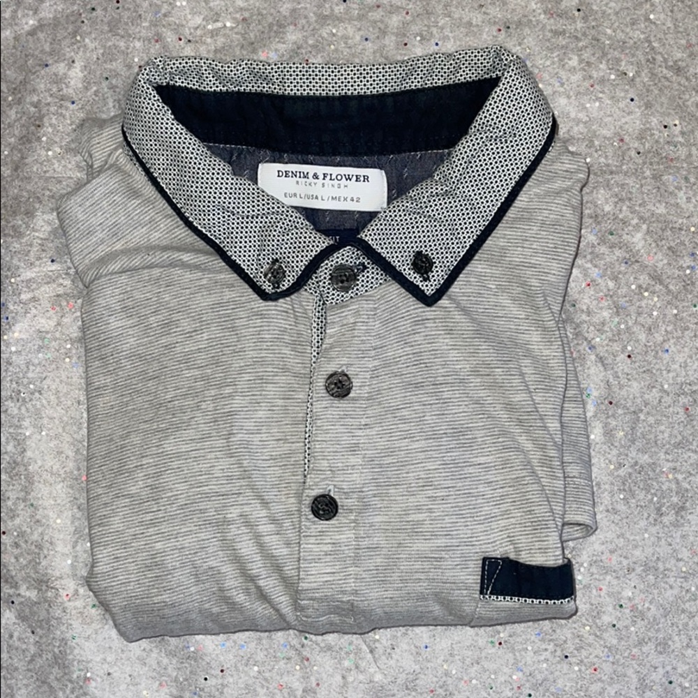 Men’s polo shirt . Shirt sleeve . Size L